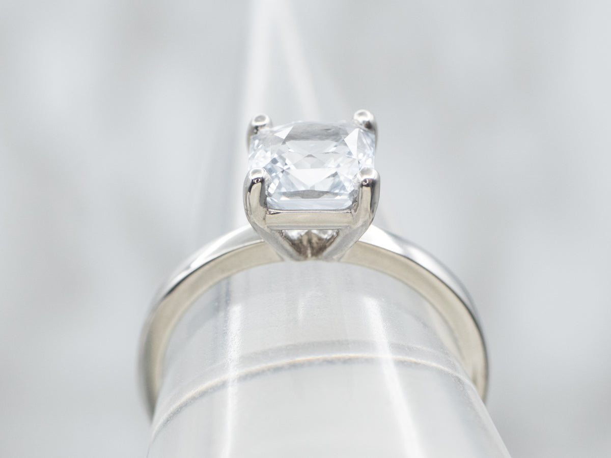 Anillo zafiro blanco hotsell