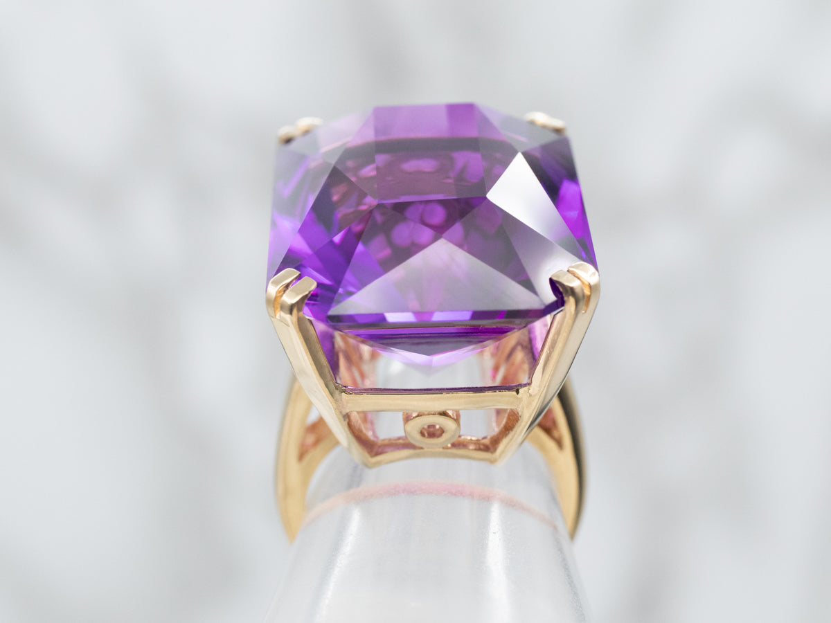 Amethyst deals Gold Ring