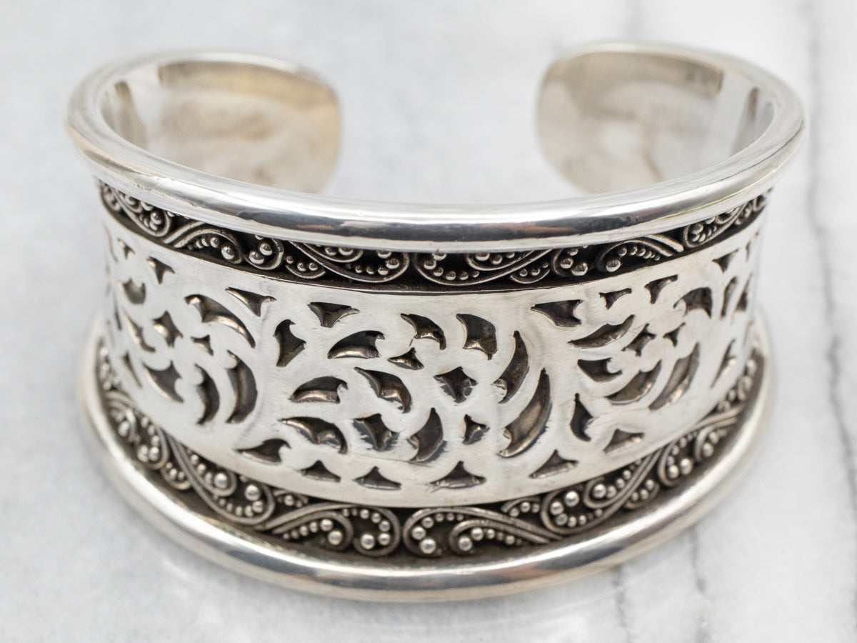 Hammered Sterling Silver Cuff Bracelet for Men or Women – Pat Cahill  Metalworks