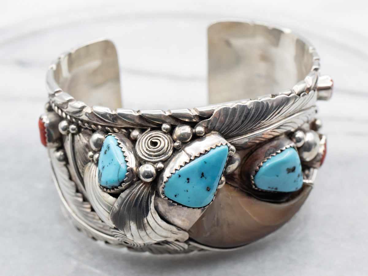 Stunning purchases Silver Turquoise Cuff Bracelet