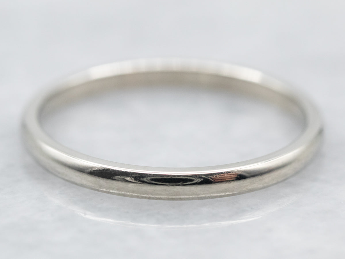 Minimalist Art Carved Wedding Band