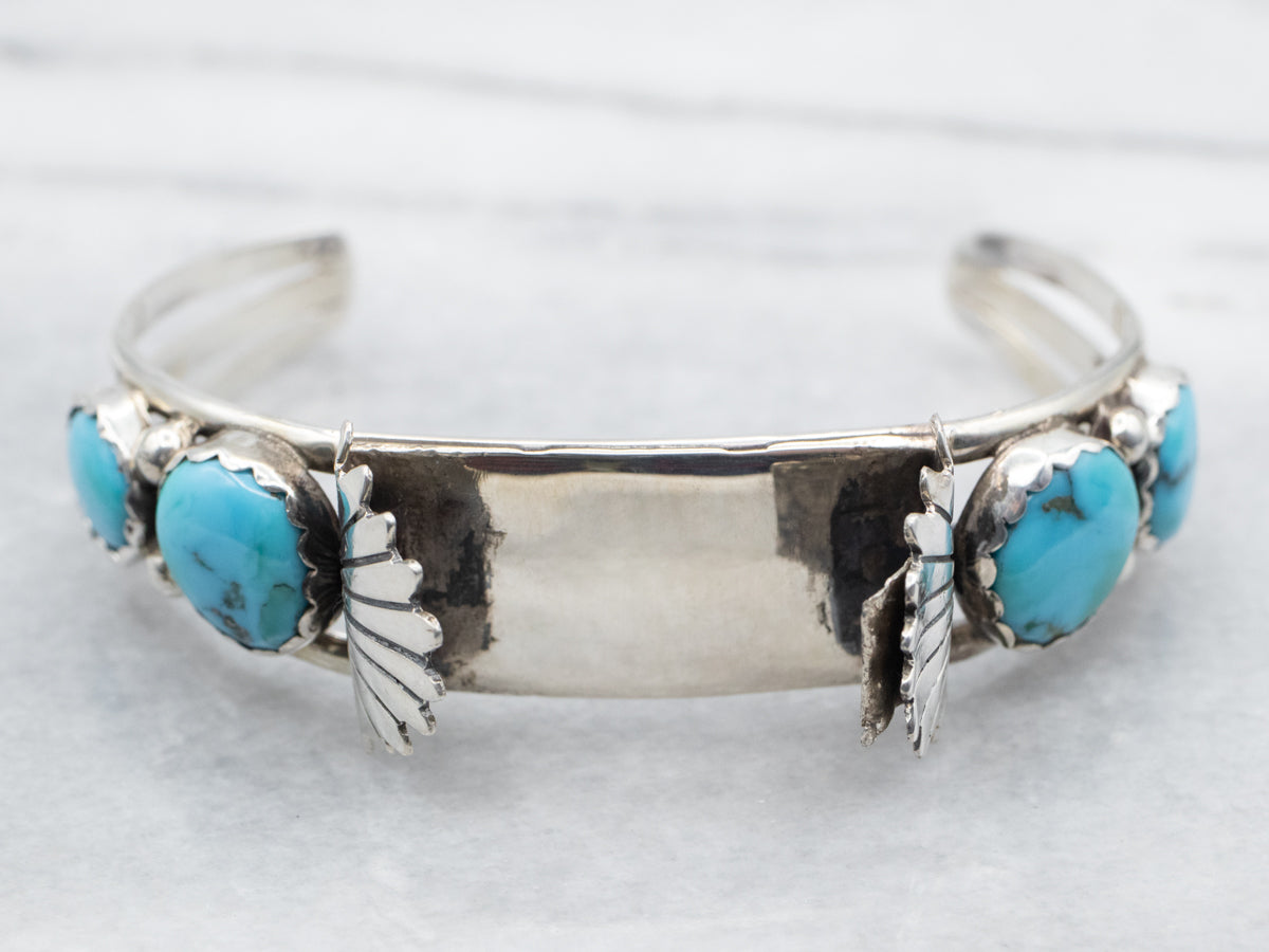 Sterling Silver Turquoise Watch Cuff