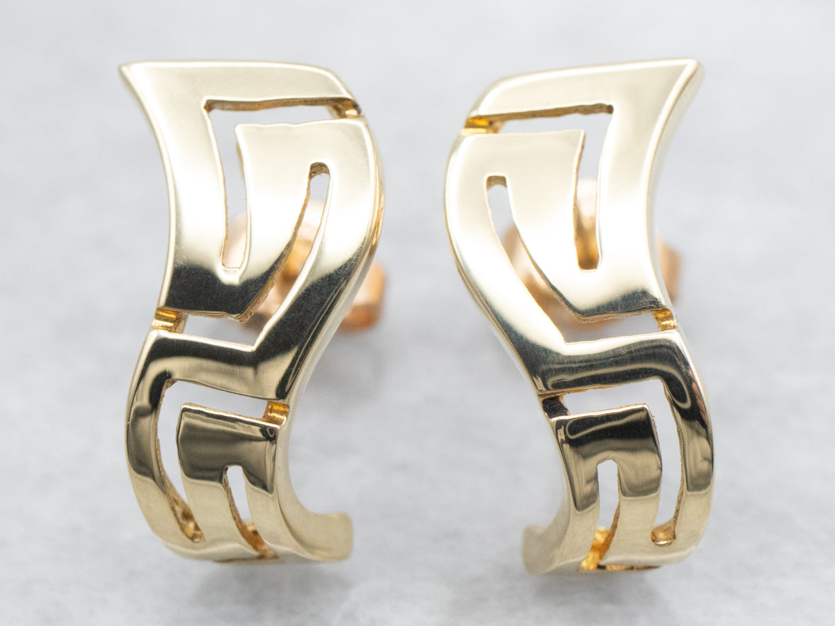 New York City Key Earrings, Solid Gold – JET SET CANDY