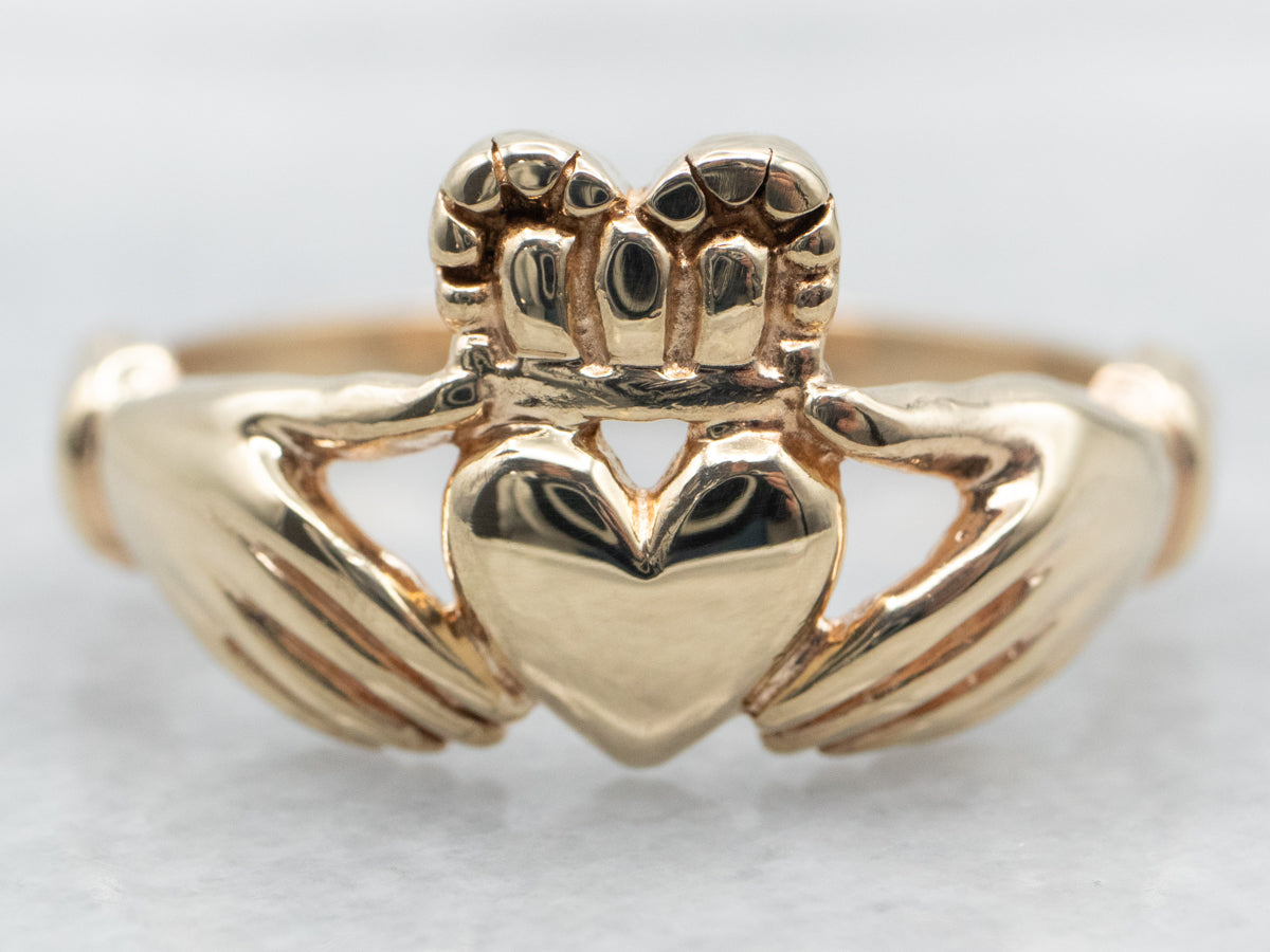 Yellow Gold Claddagh Ring