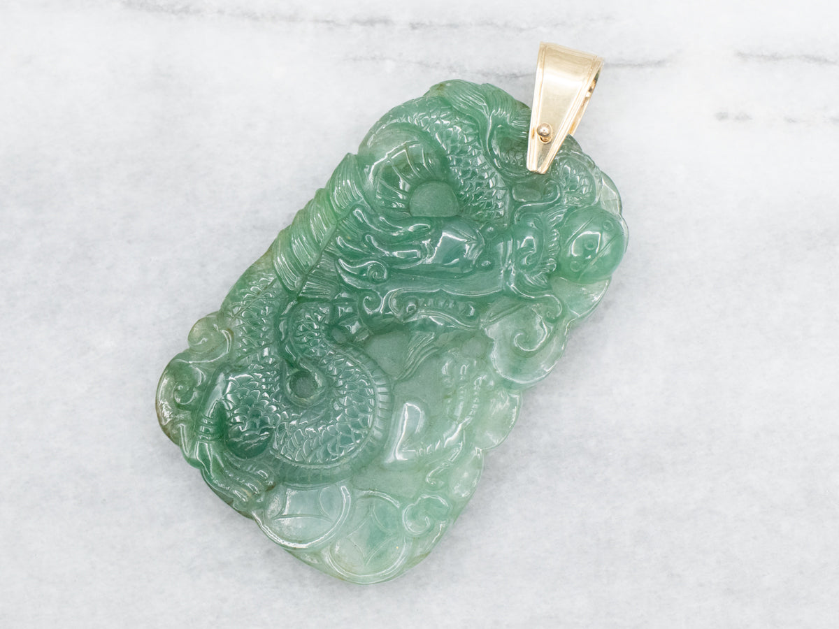 Dragon jade popular pendant