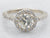 Modern White Gold Diamond Engagement Ring