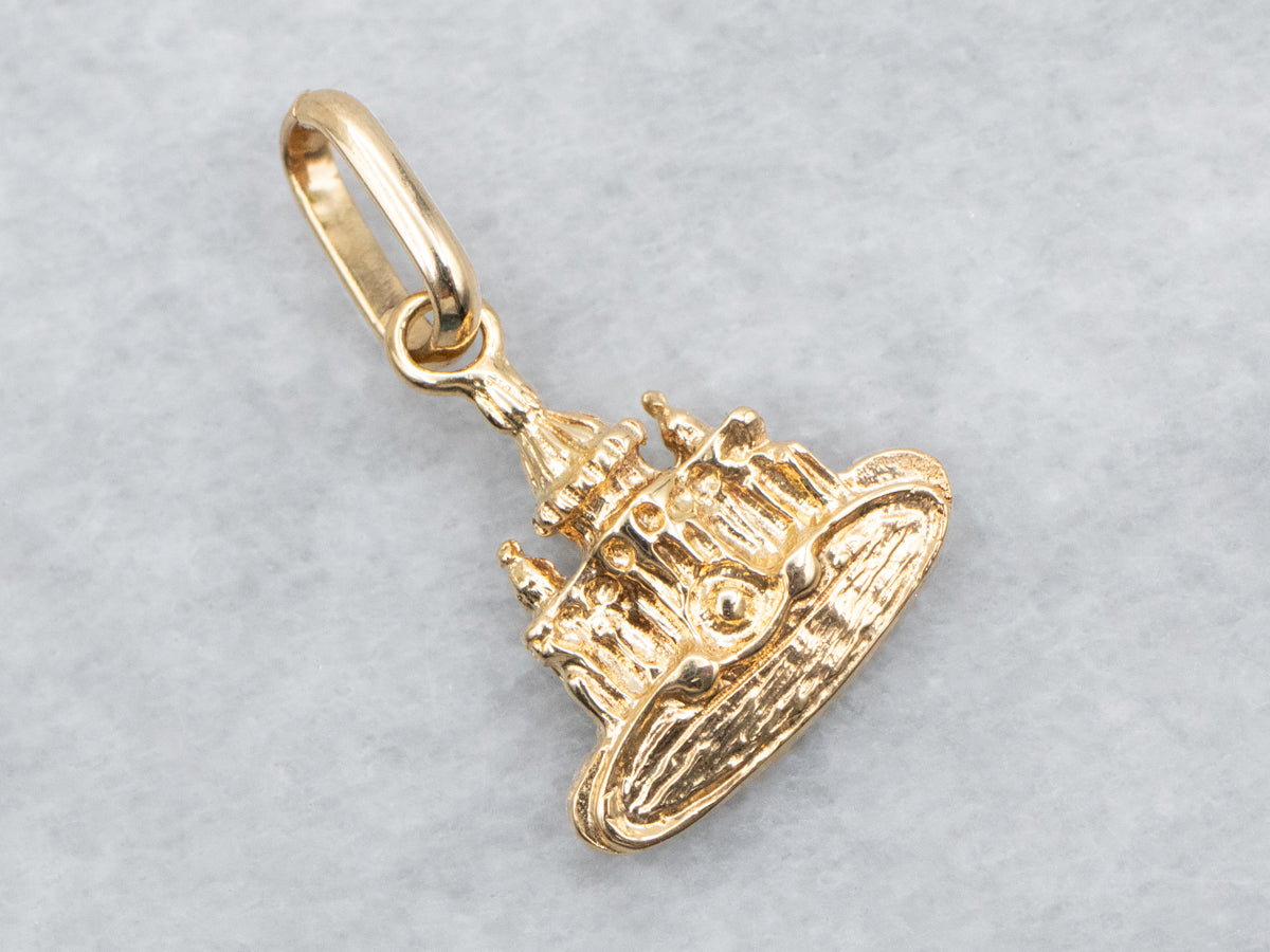 Vintage 18K Gold St. Peter's Dome Charm