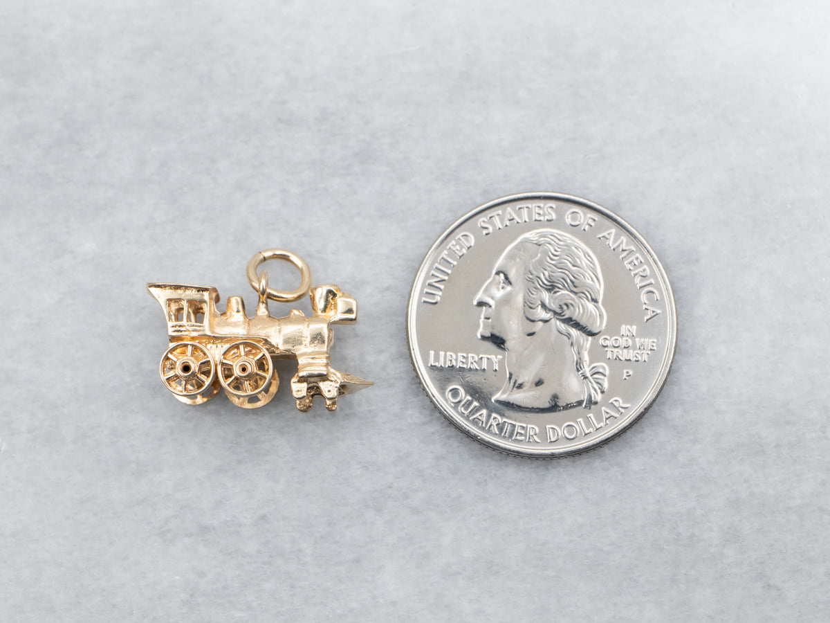 Train Engine Car Pendant