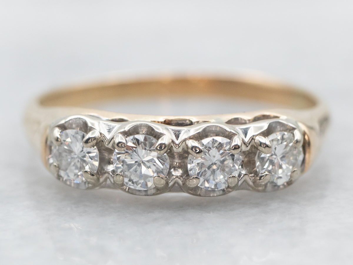 Yellow Gold Diamond Wedding Band