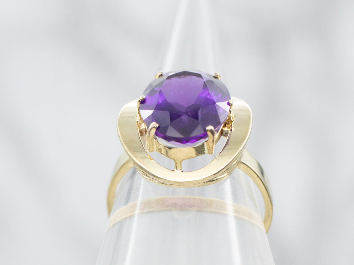 Vintage Amethyst Cocktail Ring