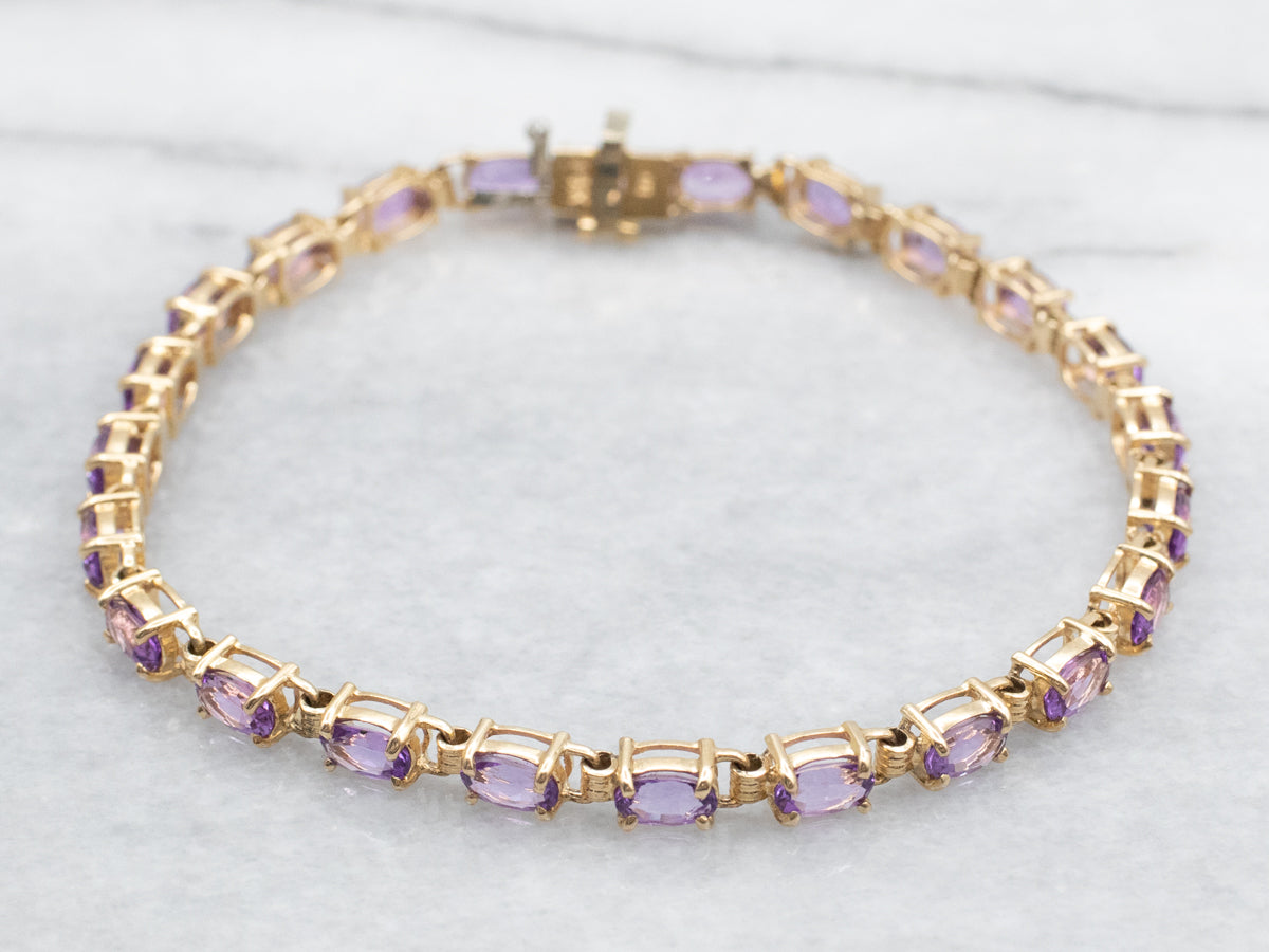 Amethyst Tennis Bracelet