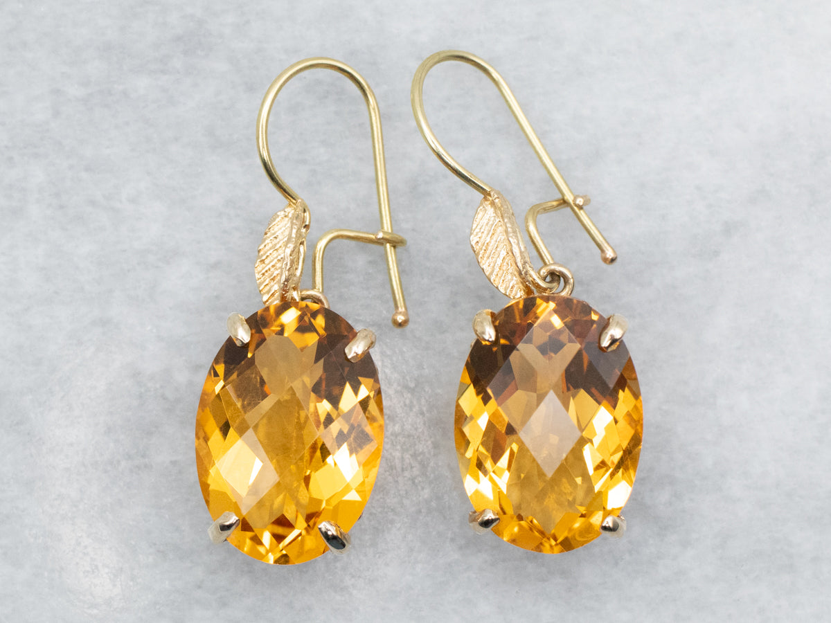 Citrine Drop Earrings