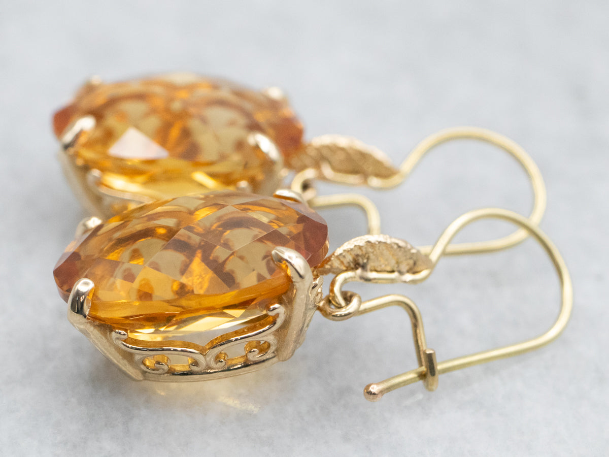 Citrine Drop Earrings