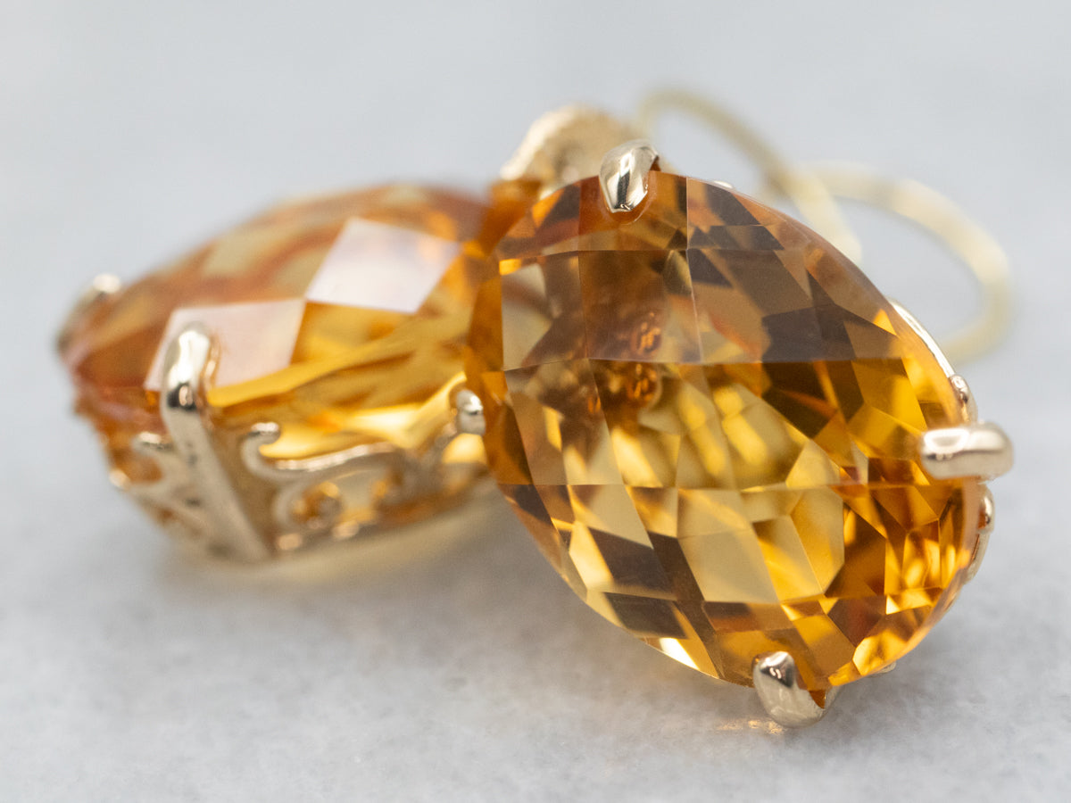 Citrine Drop Earrings