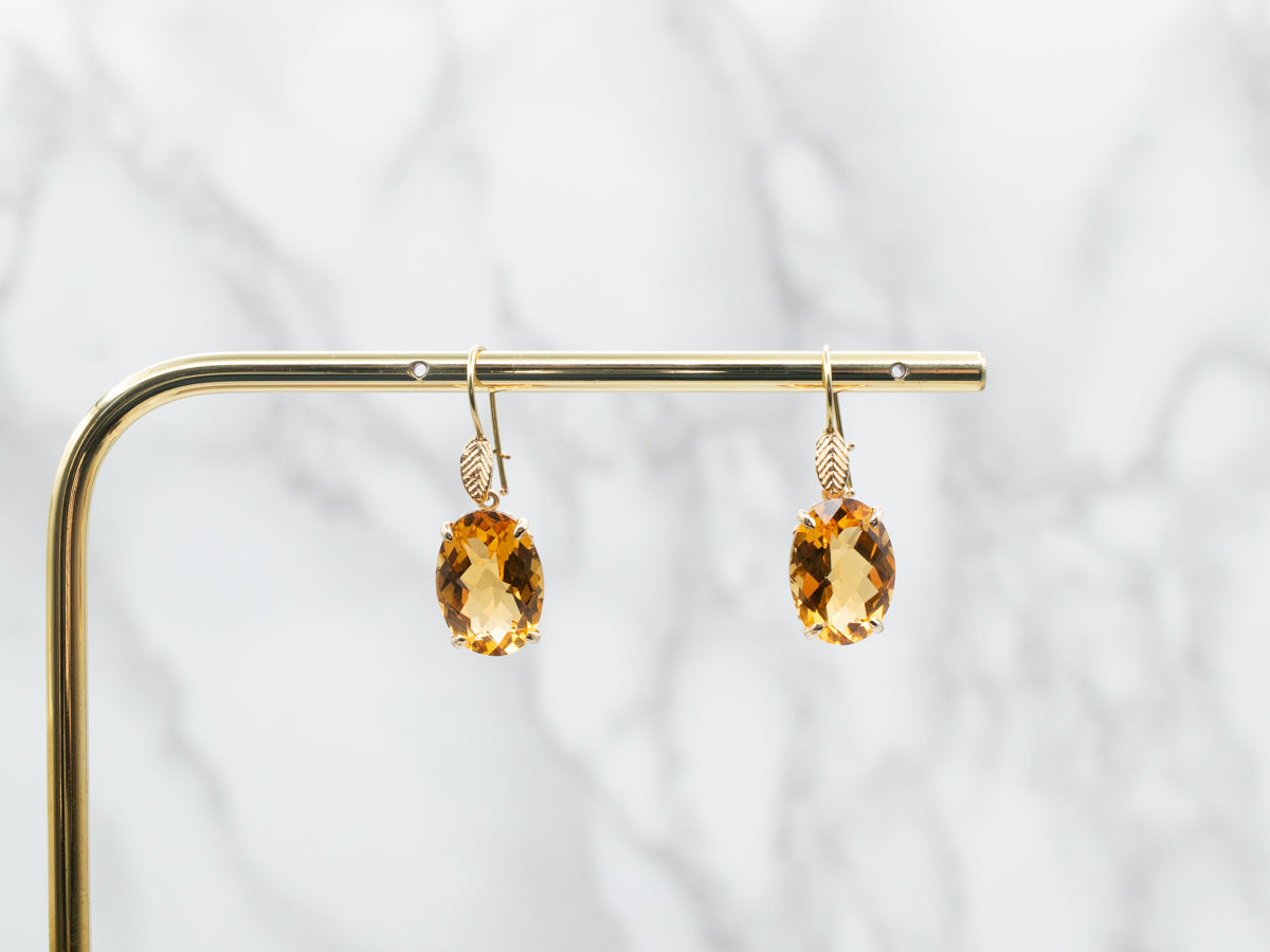 Citrine Drop Earrings