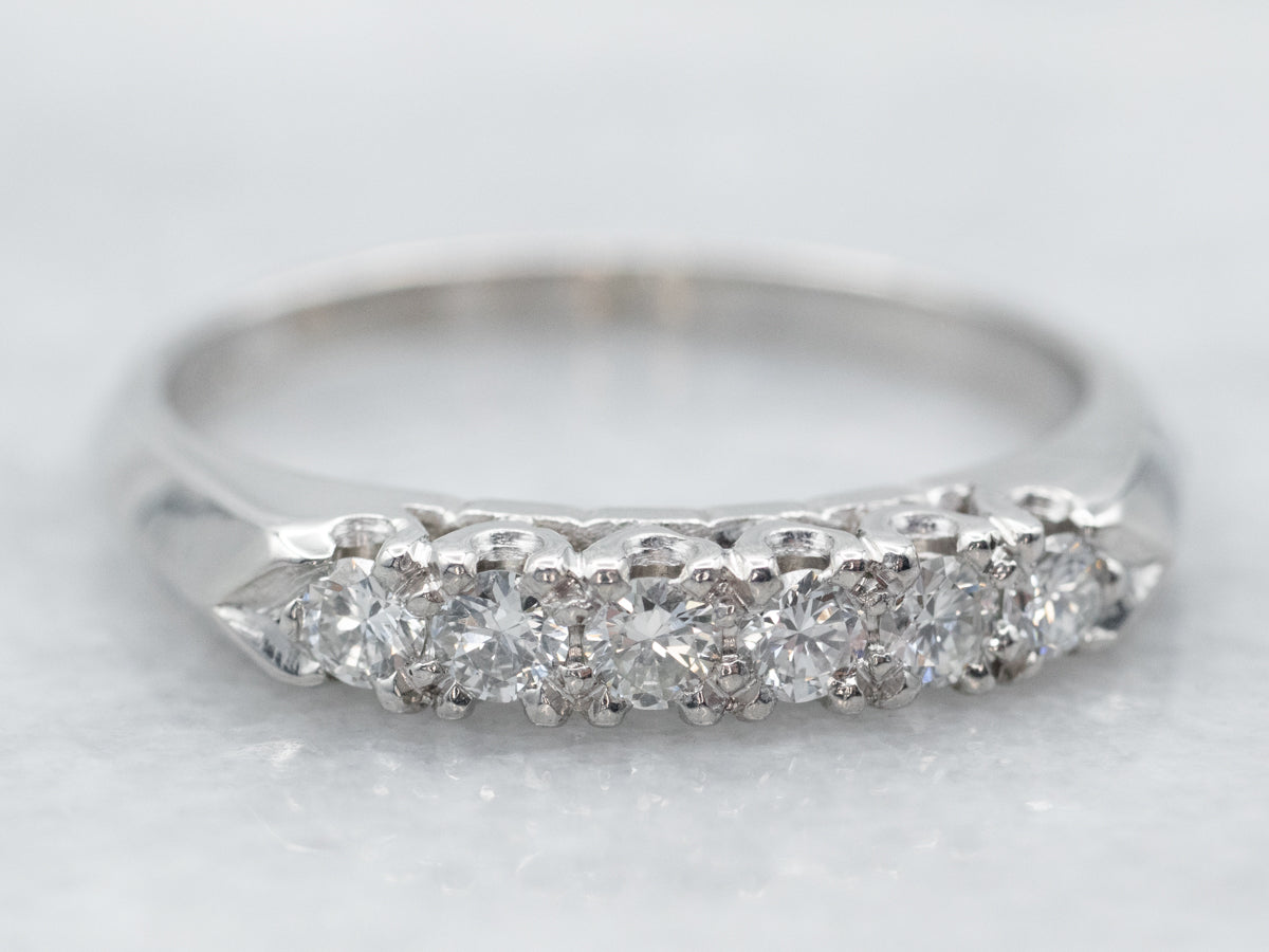 Platinum Diamond Wedding Band