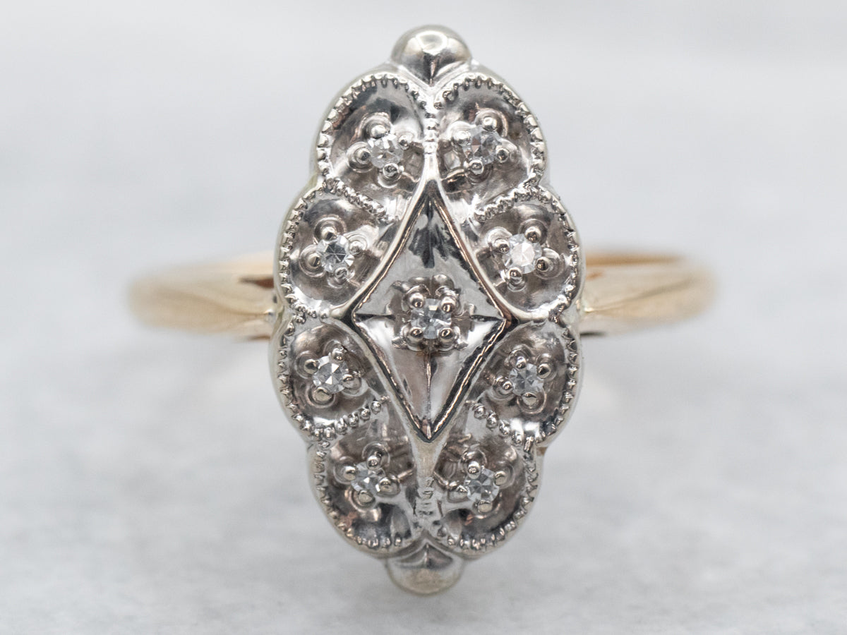 Vintage Diamond Dinner Ring