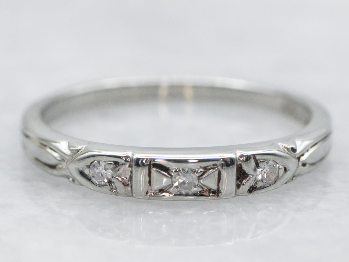 White Gold Diamond Wedding Band