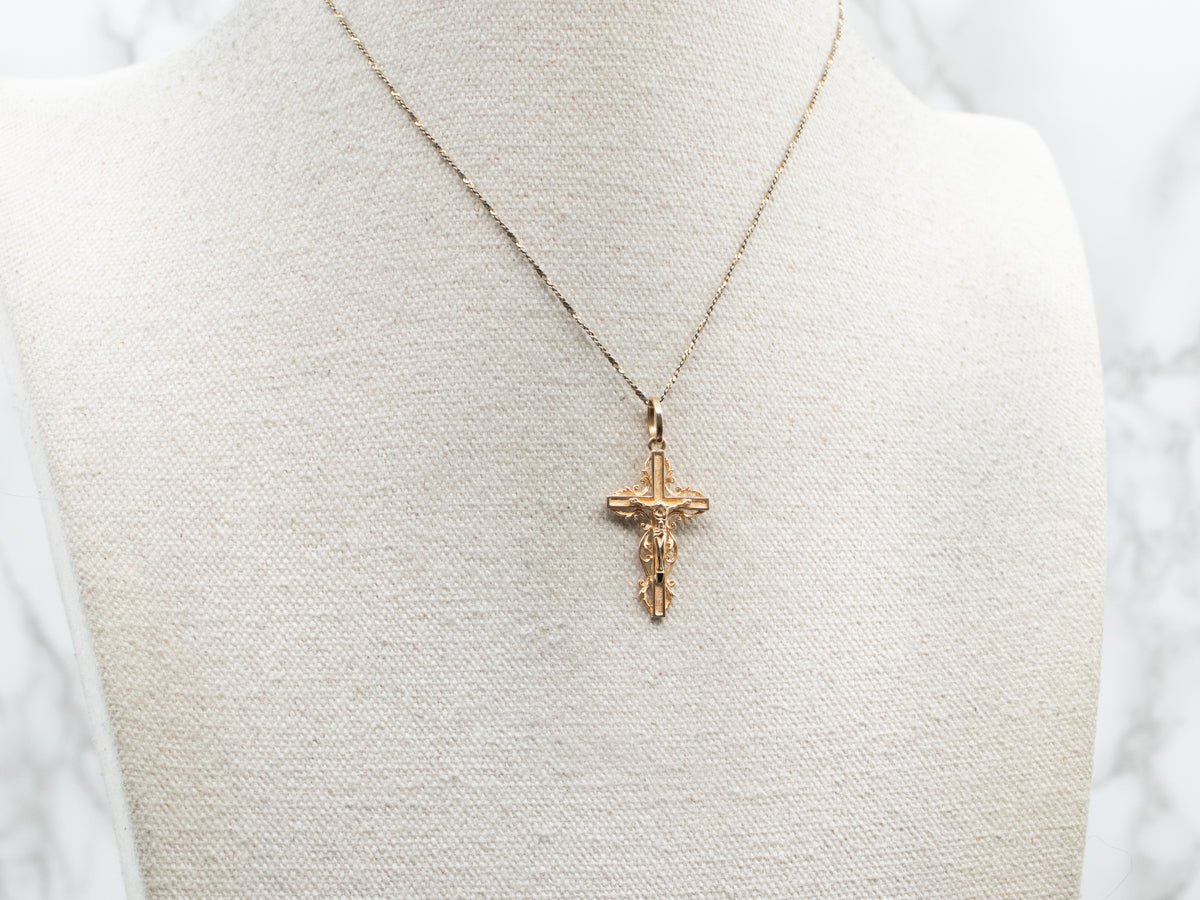 Ornate Crucifix Pendant