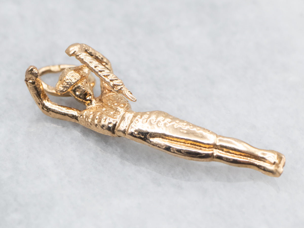 Yellow Gold Matador Pendant