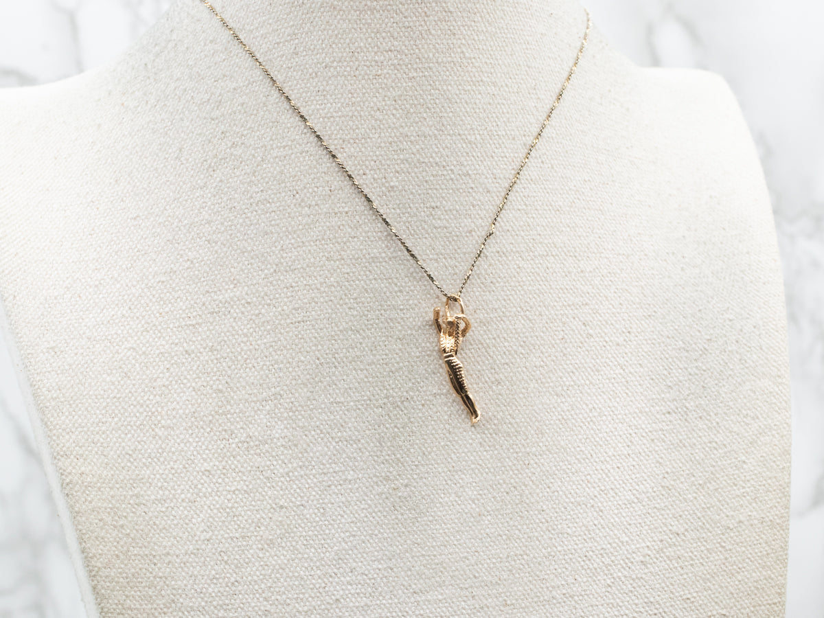 Yellow Gold Matador Pendant