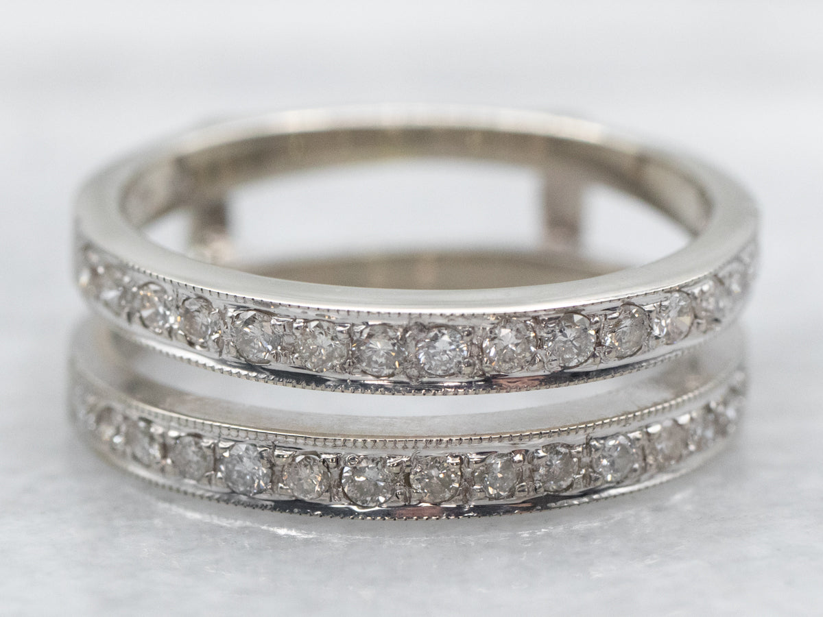 White Gold Diamond Enhancer Band