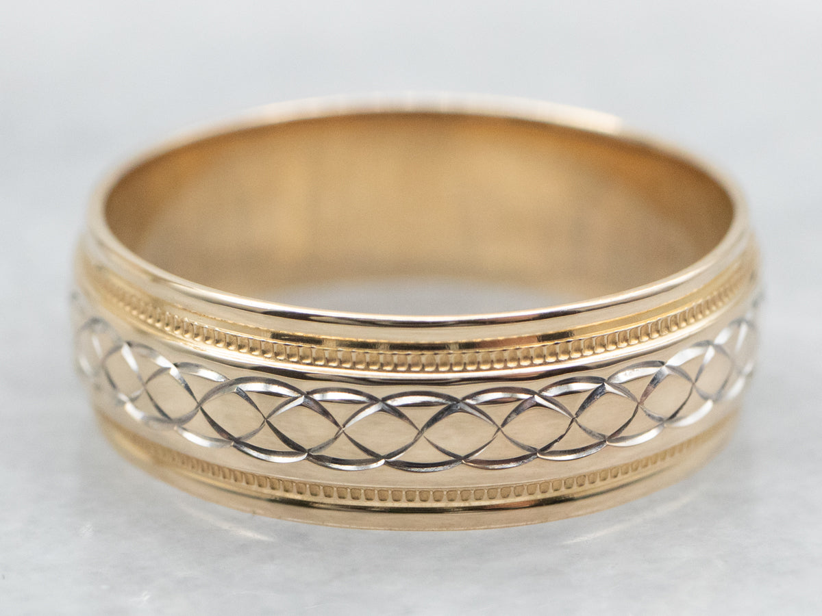 Two Tone Looping Pattern Band