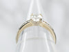 Modern Round Brilliant Diamond Engagement Ring