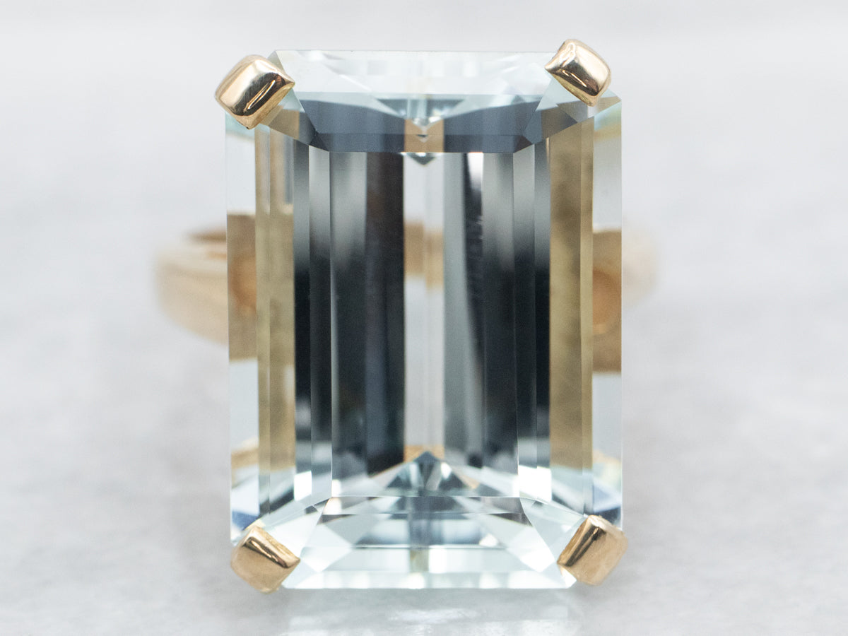 Stunning Aquamarine Cocktail Ring