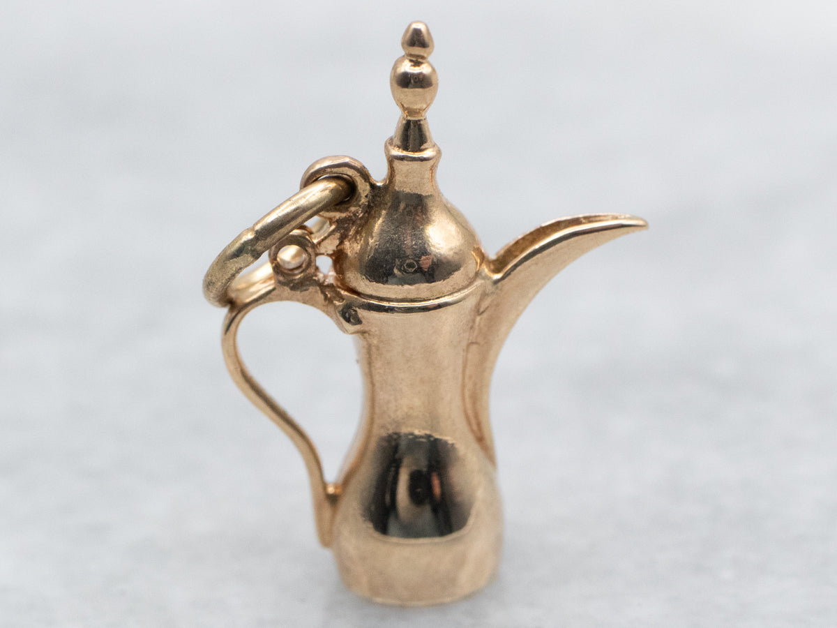 Yellow Gold Pitcher Charm