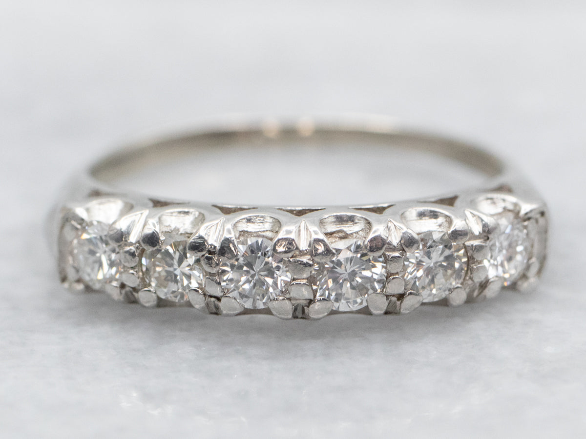 White Gold Diamond Wedding Band