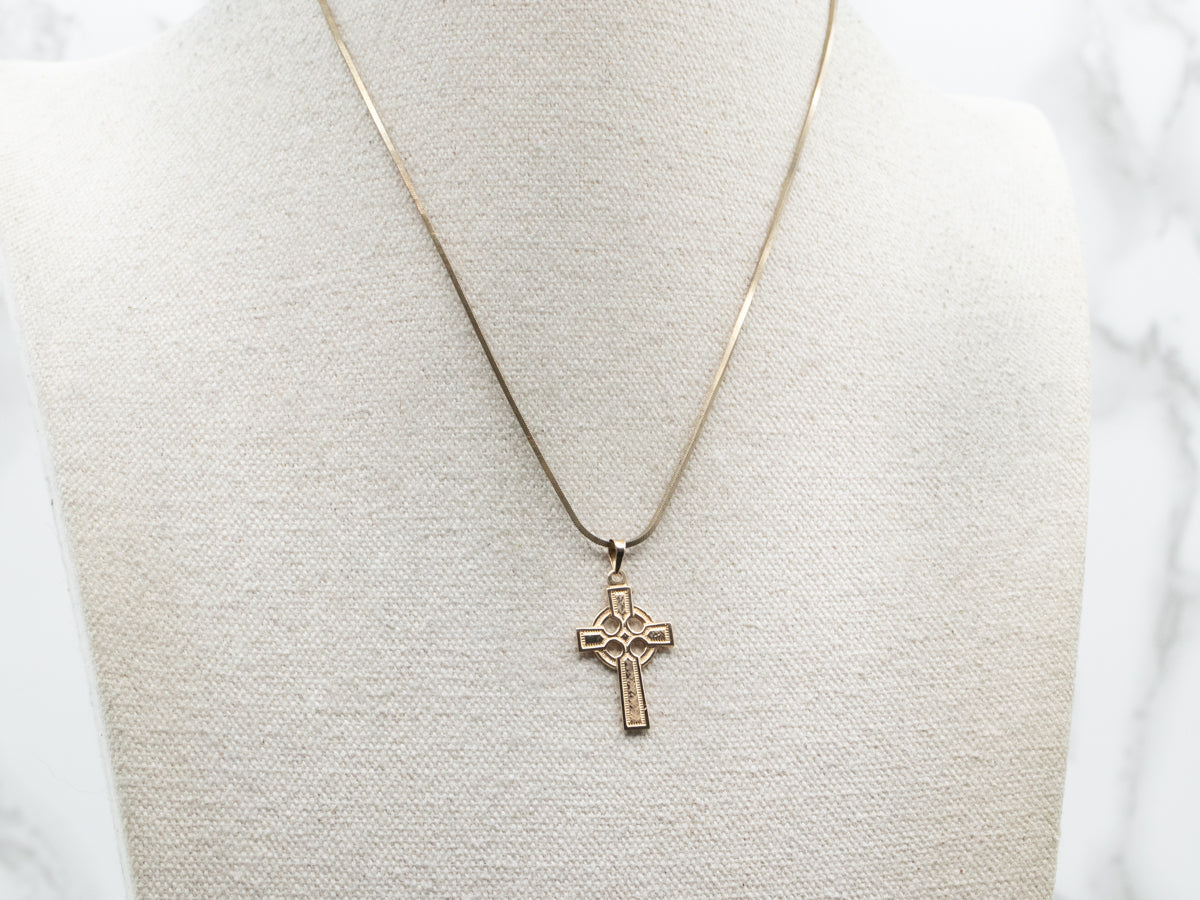14k celtic cross online