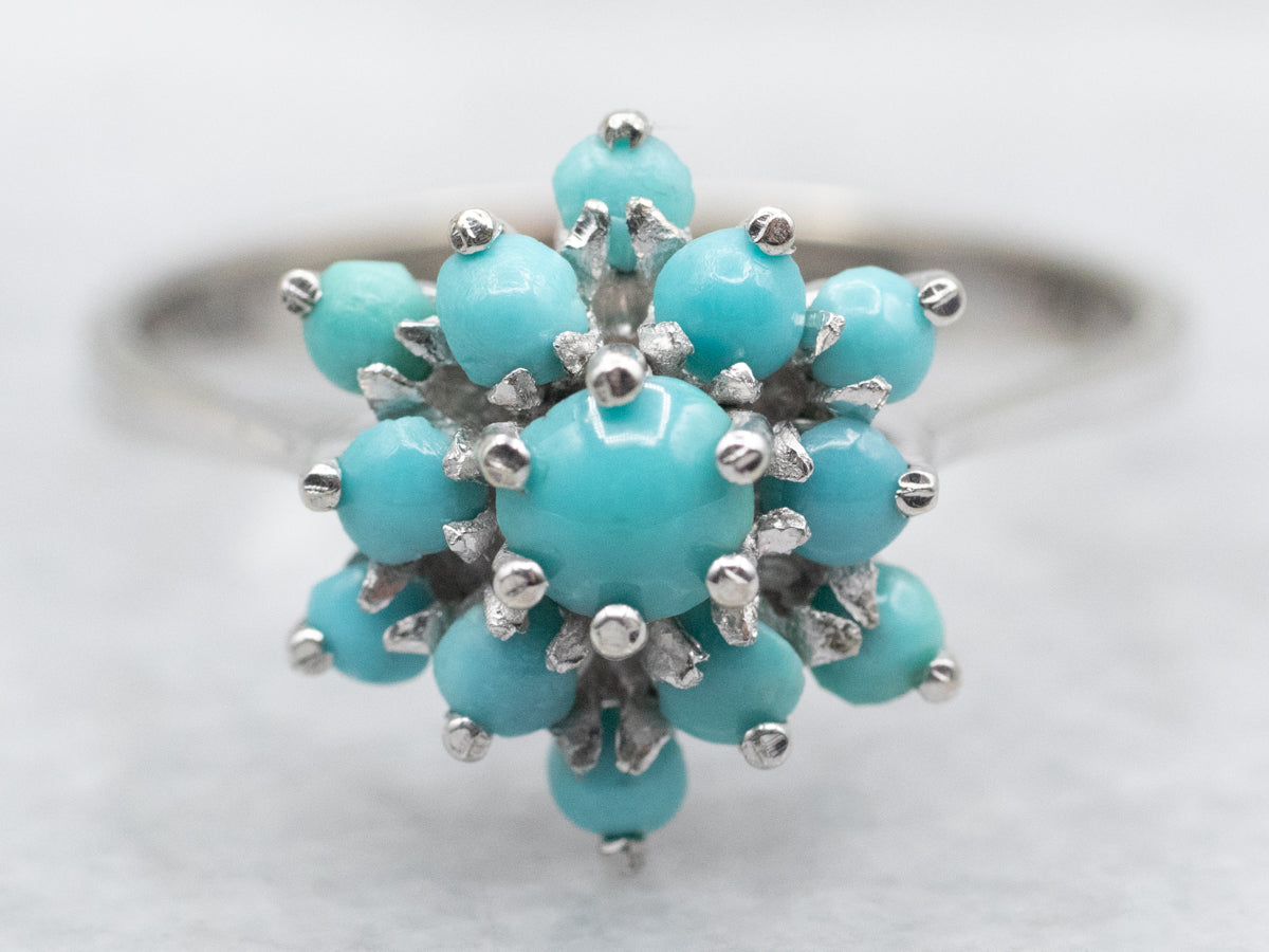 Turquoise Cluster Ring