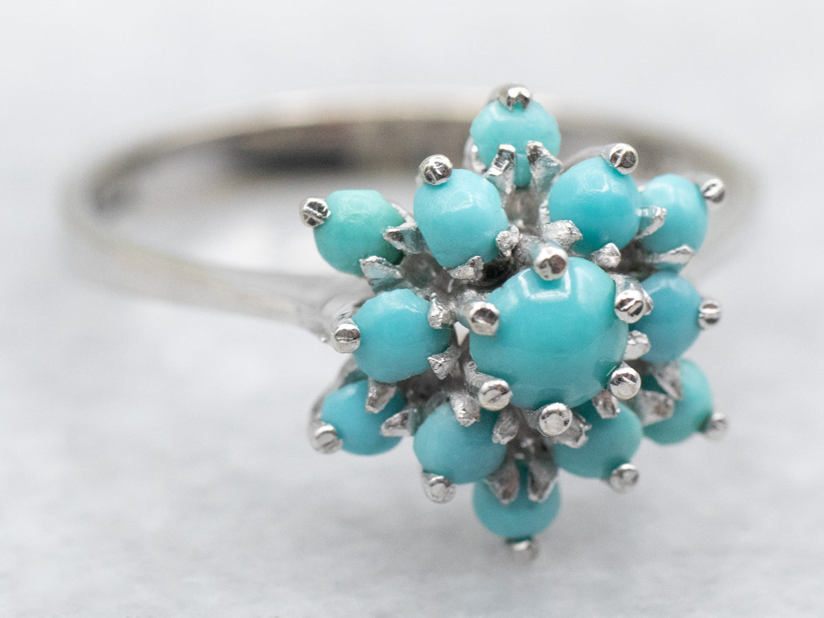 Turquoise Cluster Ring