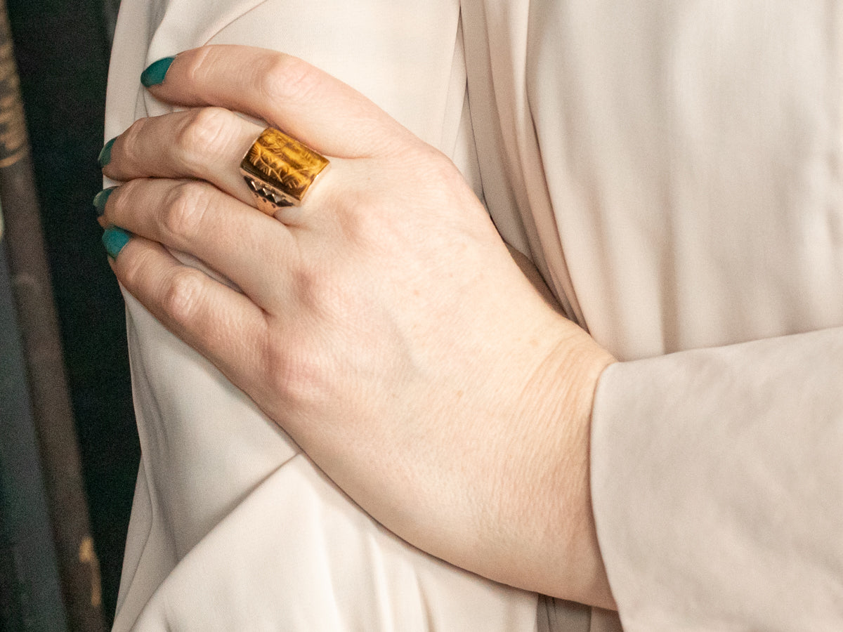 Victorian Tiger's Eye Ring