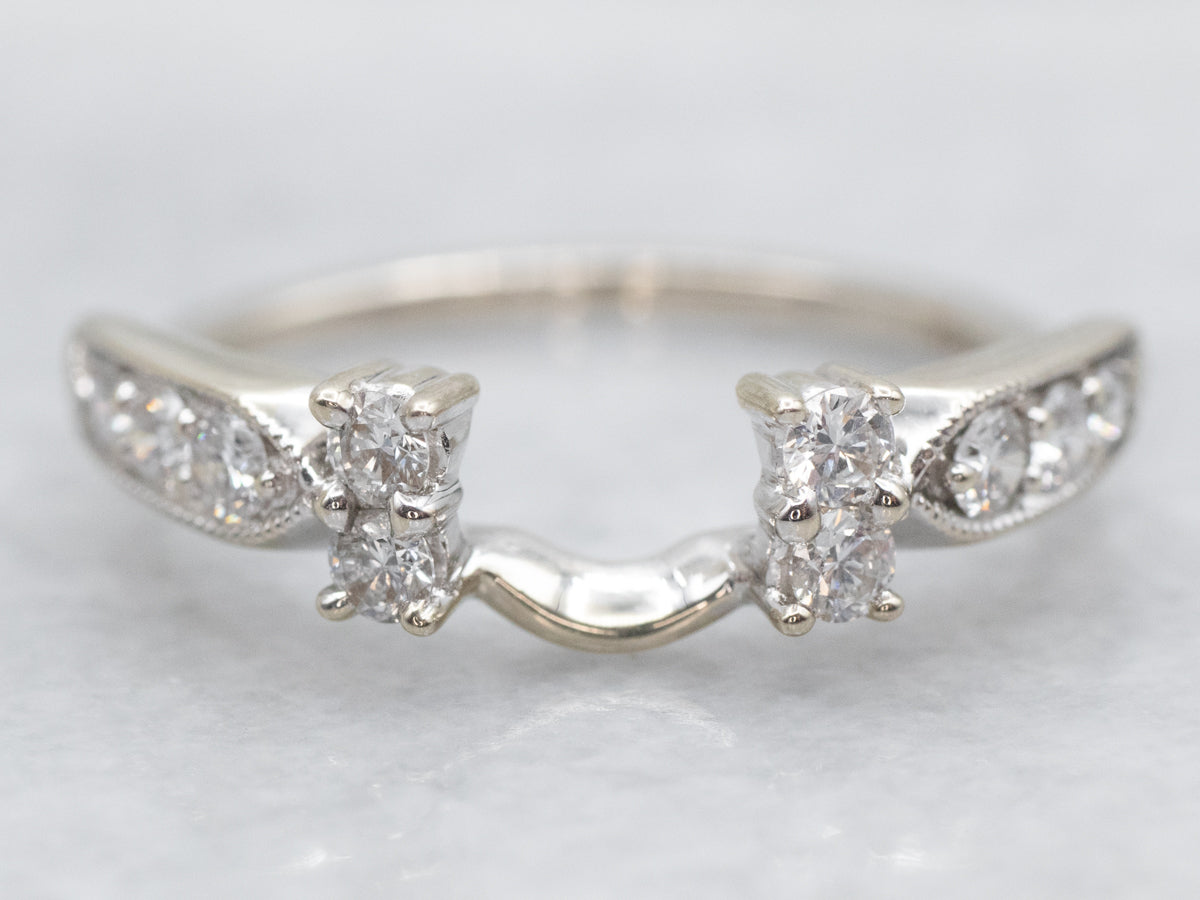 White Gold Diamond Enhancer Band