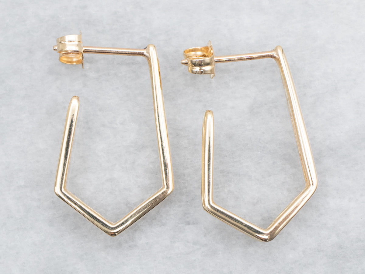 Geometric Hoop Earrings