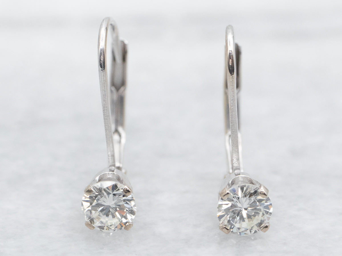 Pendientes colgantes de diamantes dulces