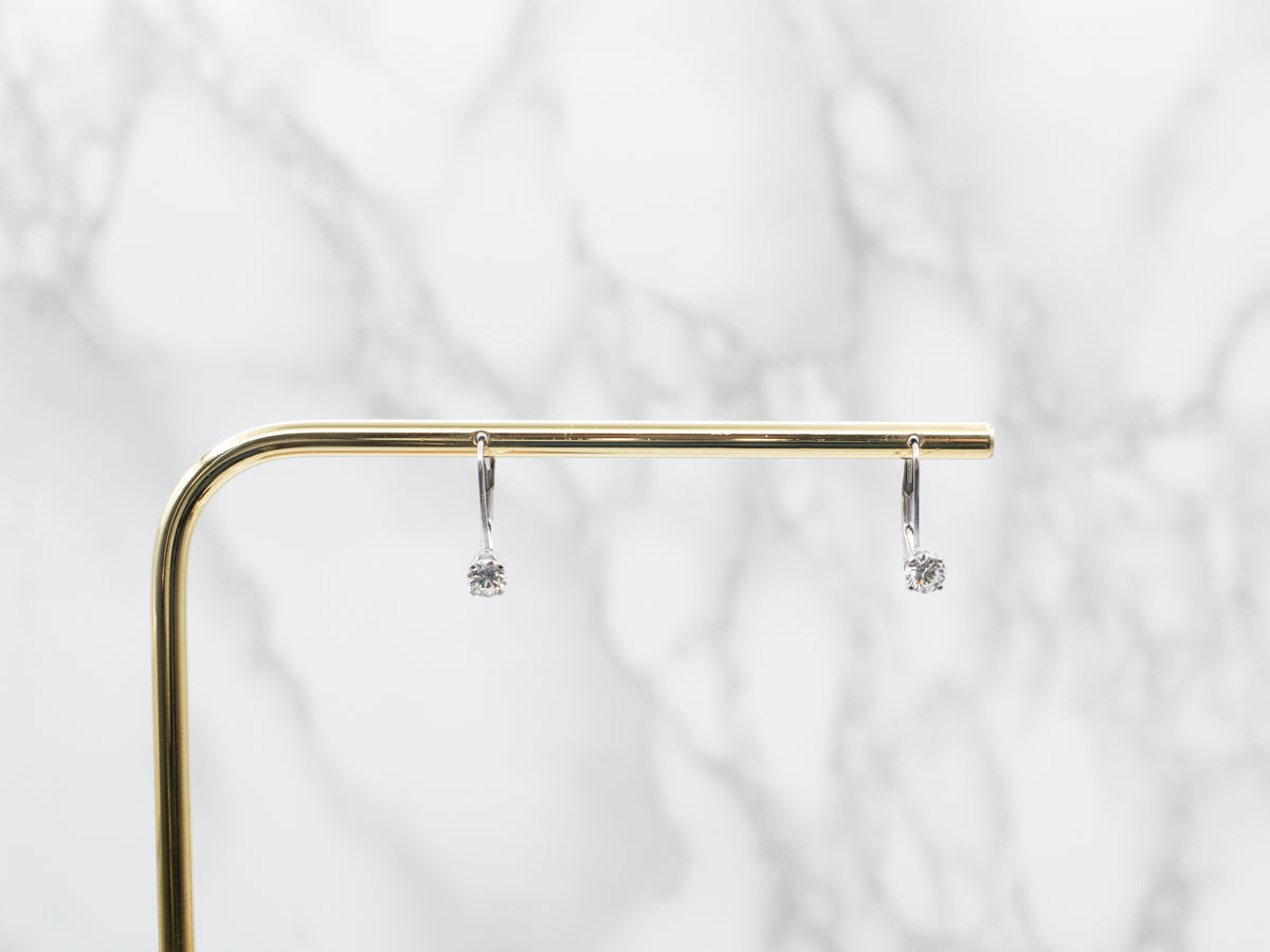 Sweet Diamond Drop Earrings