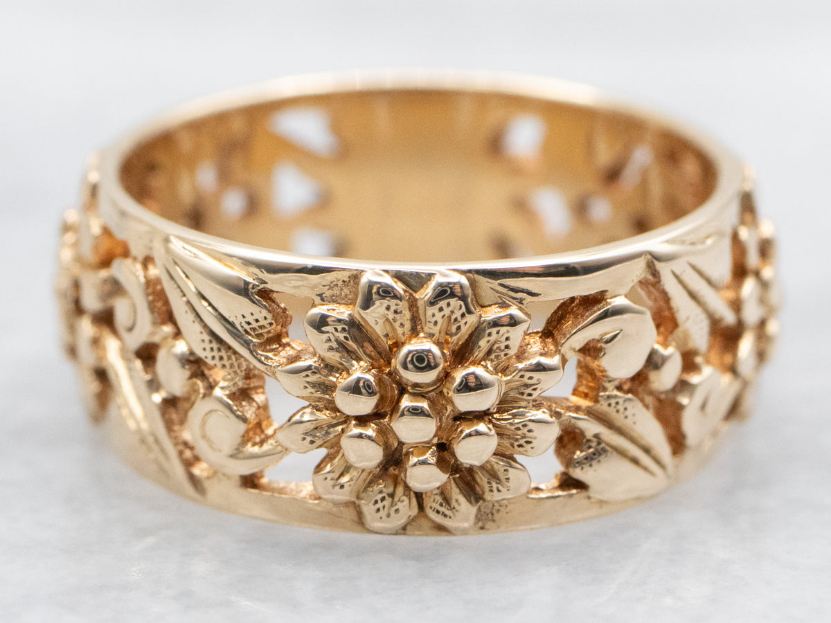 Floral Openwork Band