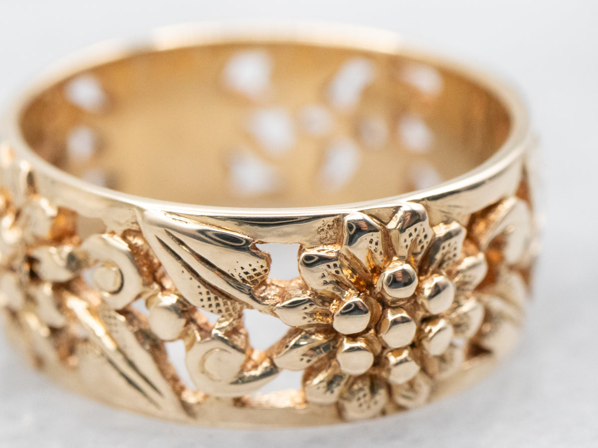 Floral Openwork Band