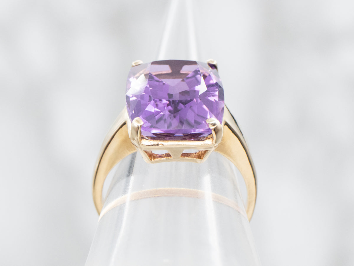 Classic Amethyst Cocktail Ring