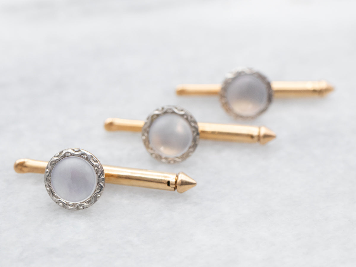 Mother of Pearl Shirt Studs - Set of Three