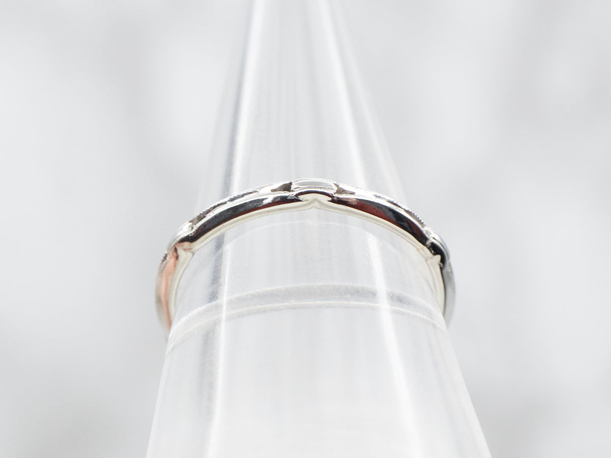 Patterned Wedding Band