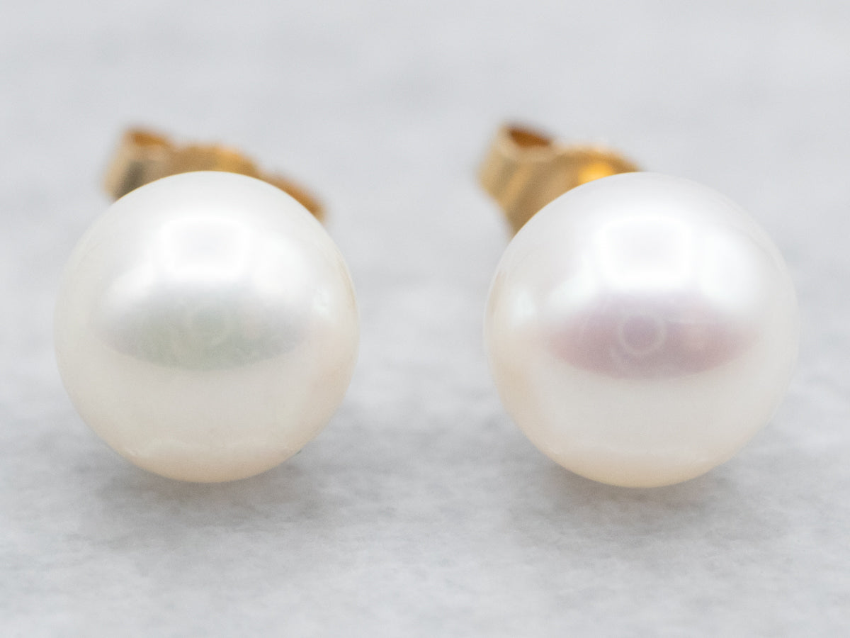 Pearl Stud Earrings