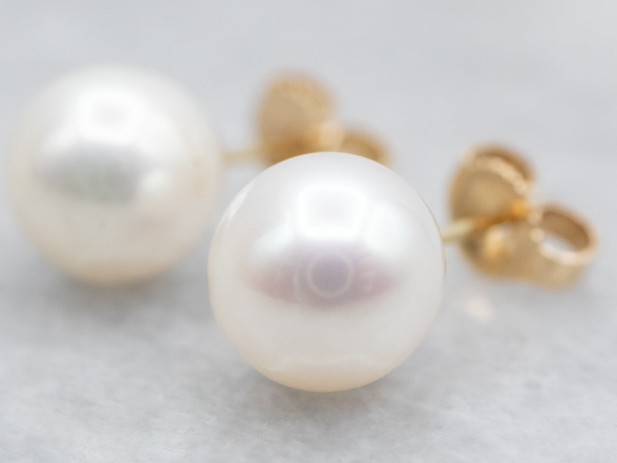 Pearl Stud Earrings