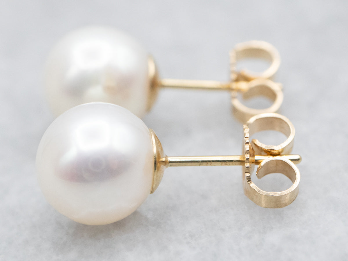 Pearl Stud Earrings