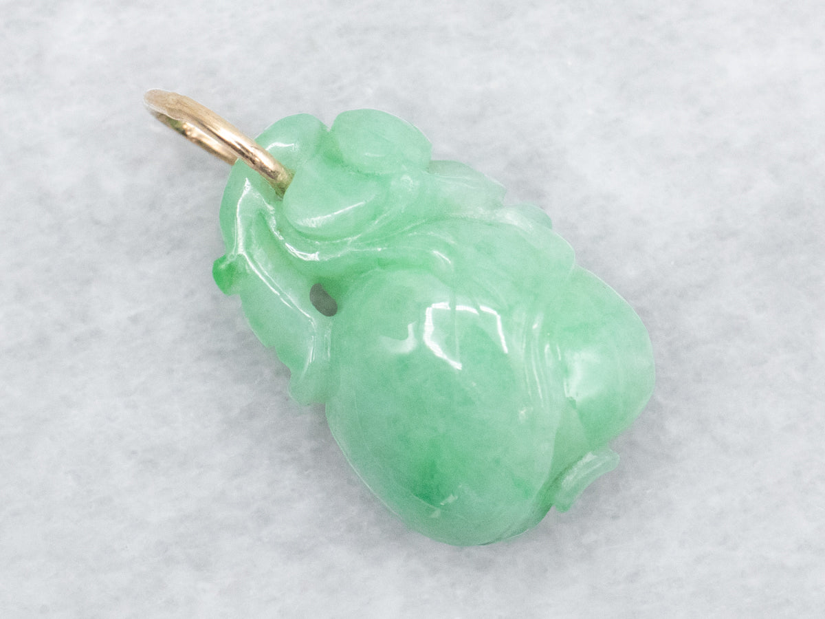 Carved Jadeite Pendant