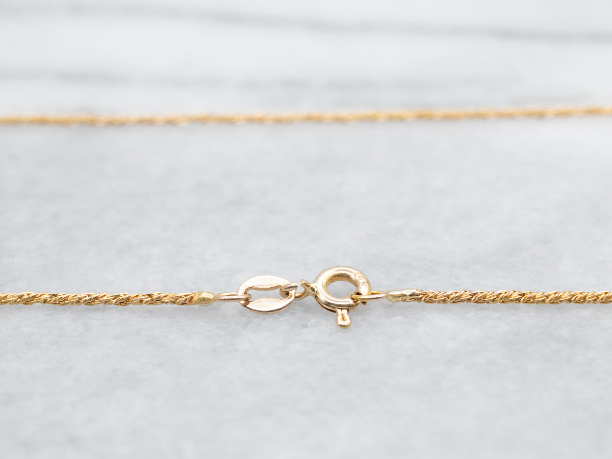 Gold Woven Chain