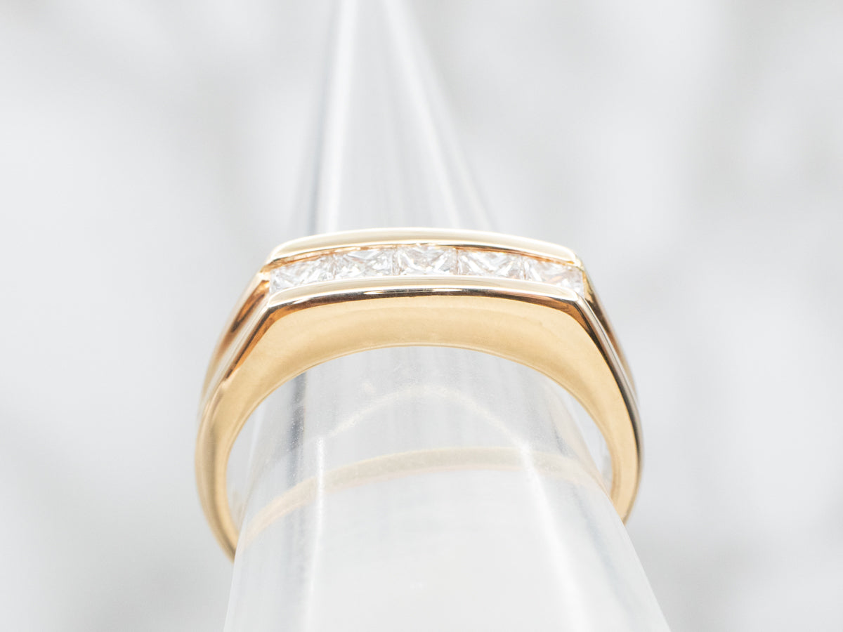 Yellow Gold Diamond Wedding Band